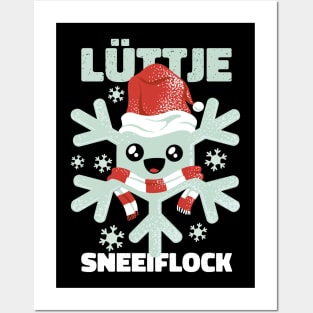 Lüttje Sneeiflock Small Sneeflock Posters and Art